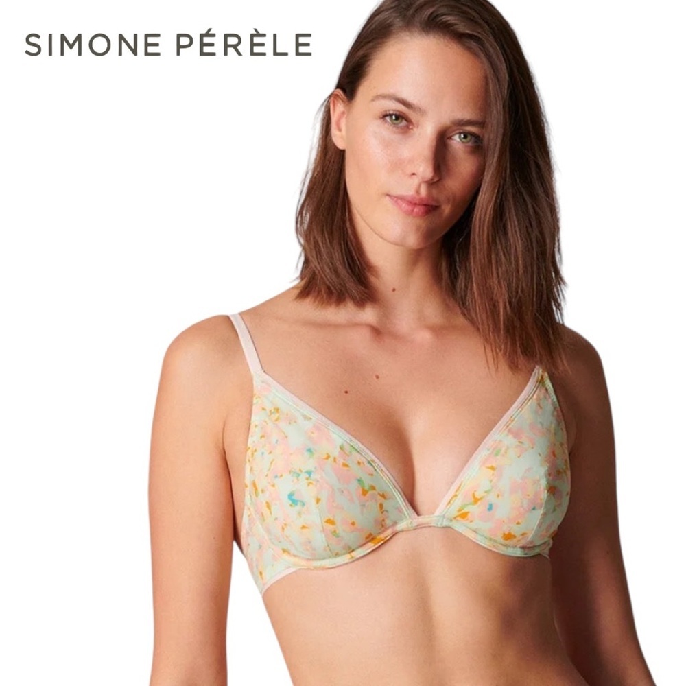 SIMONE PÉRÈLE CHARLOTTE Underwire Trangle -Terrazzo Print NWT